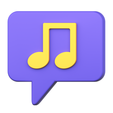 Message audio  3D Icon