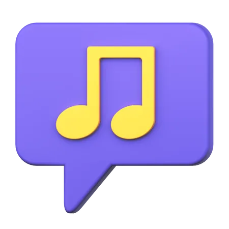 Message audio  3D Icon