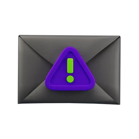 Message d'avertissement  3D Icon