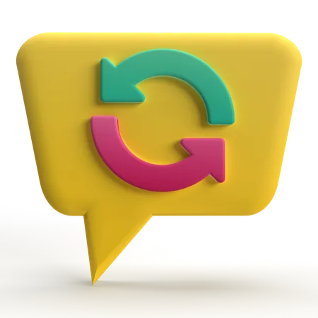 Message Backup  3D Icon