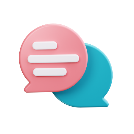 Message bubble  3D Icon