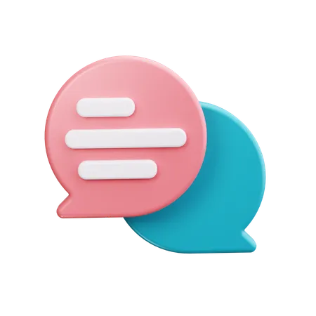 Message bubble  3D Icon