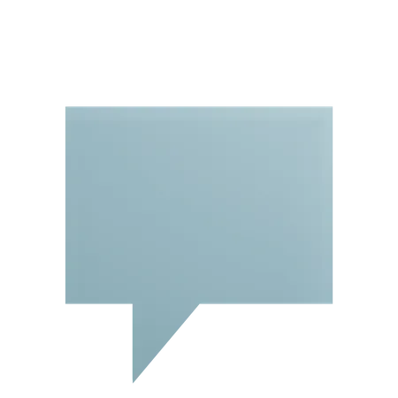 Message Bubble  3D Icon