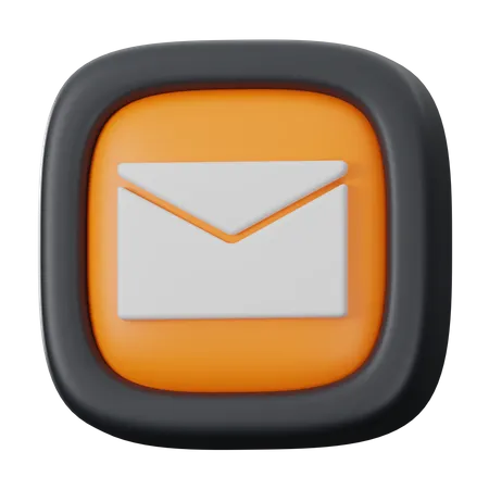 Message Button  3D Icon