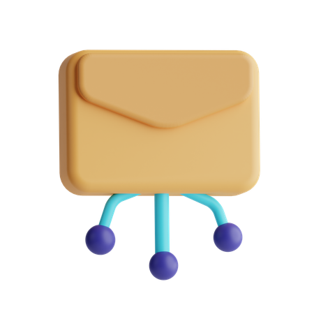 Message Conenction  3D Icon