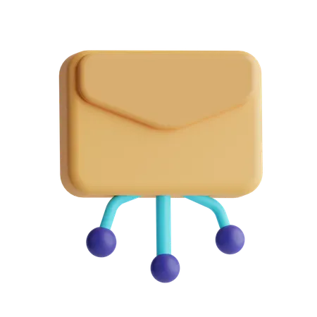 Message Conenction  3D Icon