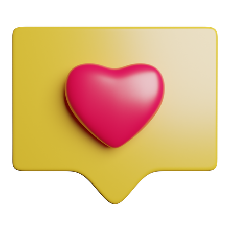 Message d'amour  3D Icon