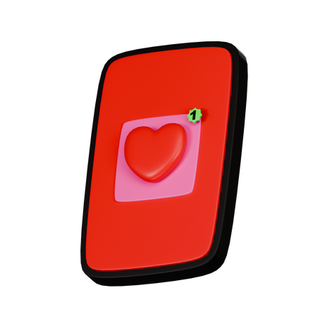 Message d'amour  3D Icon