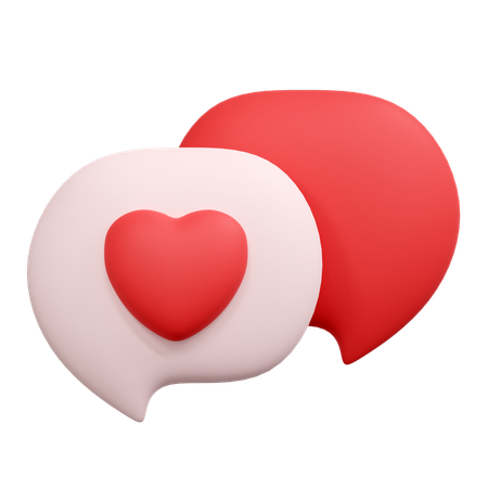 Message d'amour  3D Icon