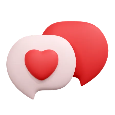 Message d'amour  3D Icon