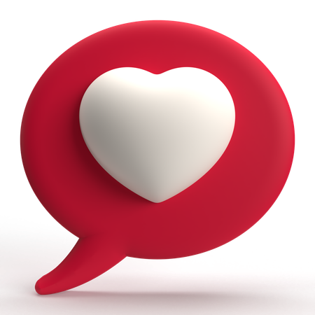 Message d'amour  3D Icon