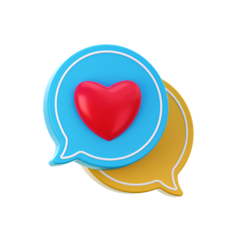 Message d'amour  3D Icon