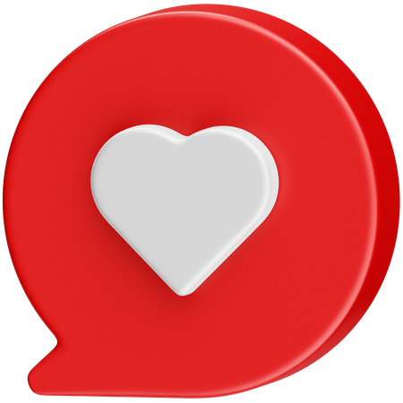 Message d'amour  3D Icon