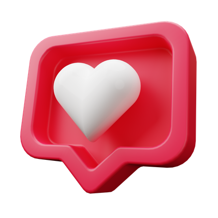 Message d'amour  3D Icon