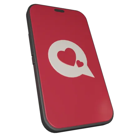 Message d'amour  3D Icon