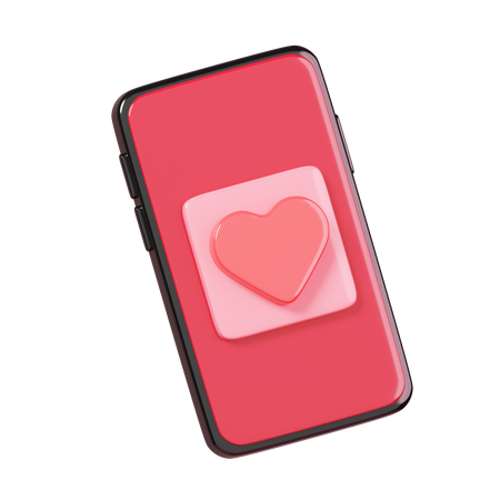 Message d'amour en ligne  3D Icon