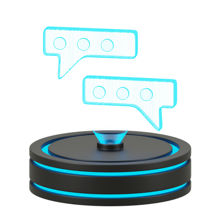 Message de discussion  3D Icon