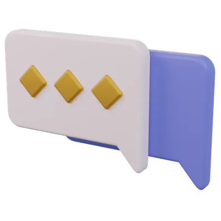 Message de notation  3D Icon