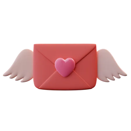 Message de la Saint-Valentin  3D Icon