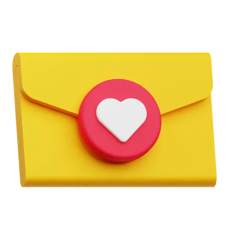 Message de la Saint-Valentin  3D Icon