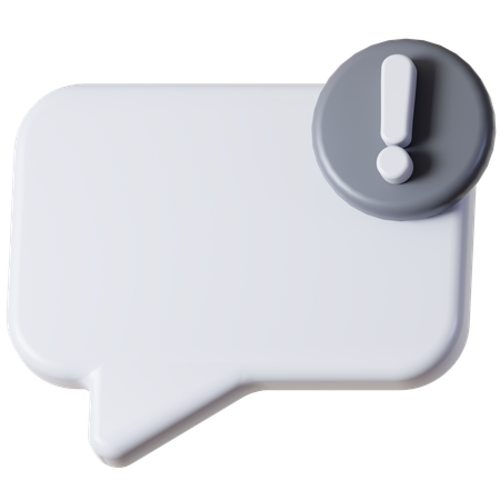 Message d'erreur  3D Icon