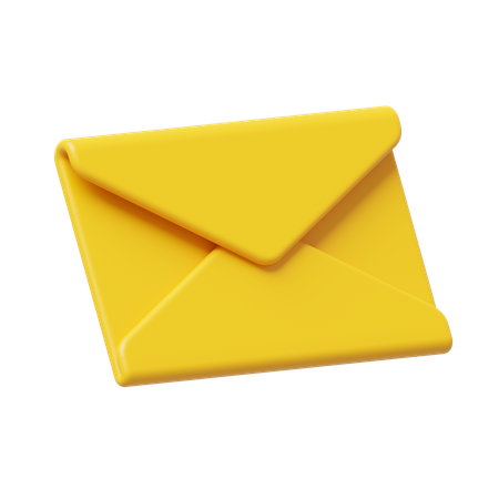 Message électronique  Icône 3D