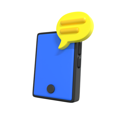 Message en ligne  3D Icon