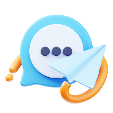 Message envoyé  3D Icon