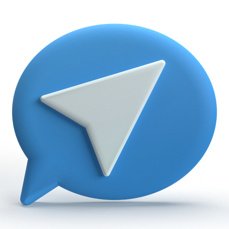 Message envoyé  3D Icon