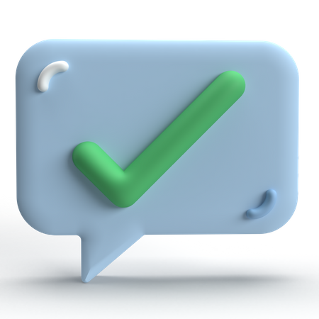 Message envoyé  3D Icon