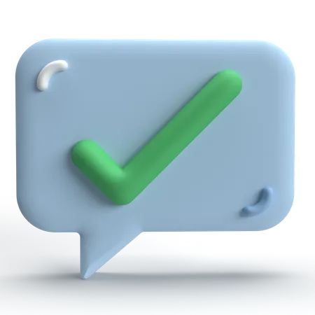 Message envoyé  3D Icon