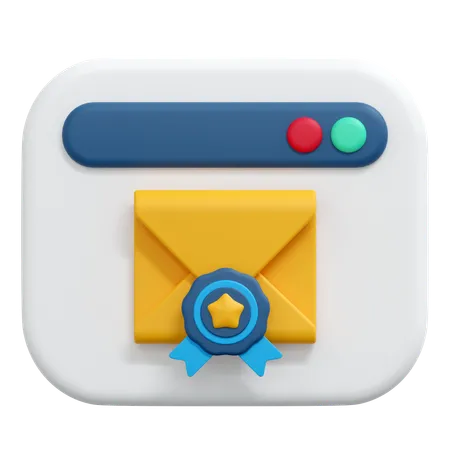 Message préféré  3D Icon