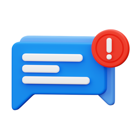 Message important  3D Icon