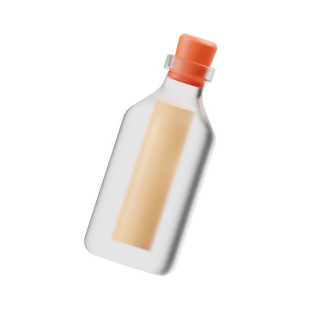 Message in bottle  3D Icon