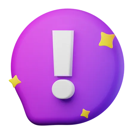 Message d'information  3D Icon