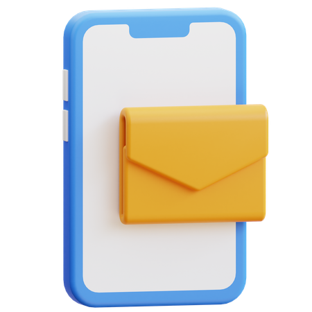 Message mobile  3D Icon