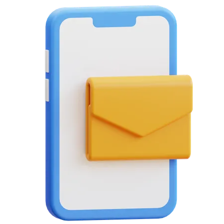 Message mobile  3D Icon