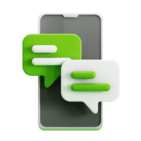 Message mobile  3D Icon