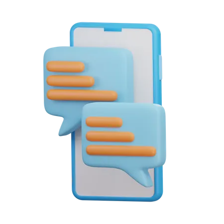 Message mobile  3D Icon