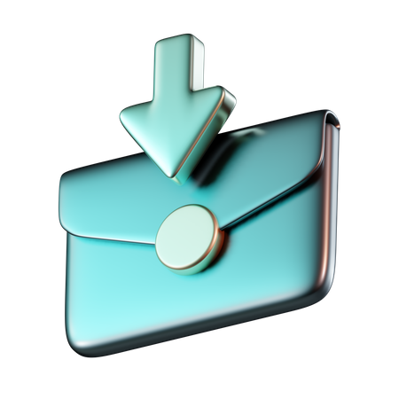 Message News Download  3D Icon