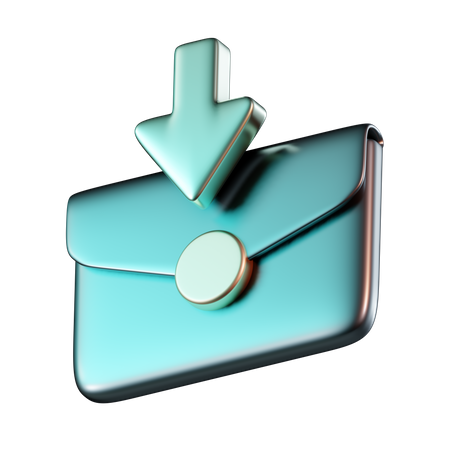 Message News Download  3D Icon
