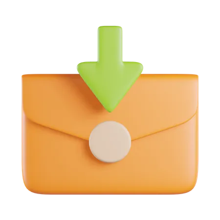 Message News Download 3D Icon