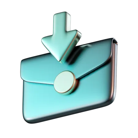 Message News Download  3D Icon
