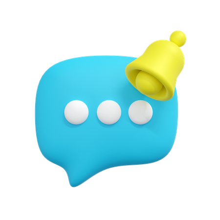 Message notification  3D Icon