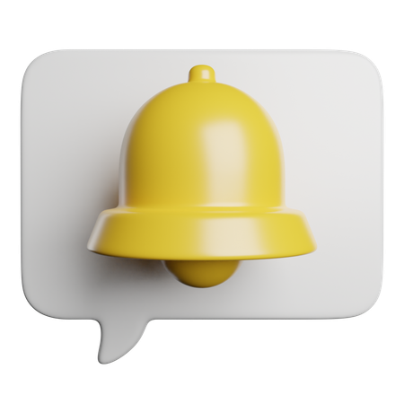 メッセージ通知  3D Icon