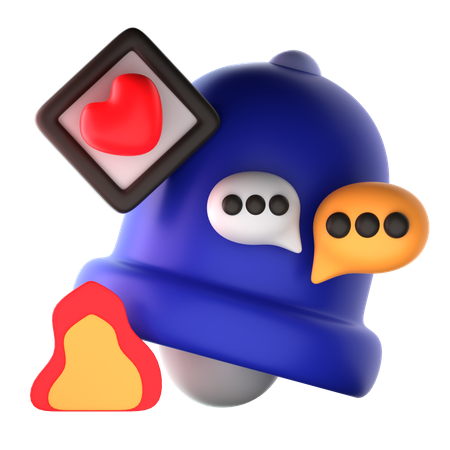 Message Notification  3D Icon