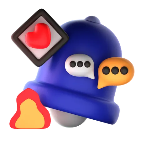 Message Notification  3D Icon