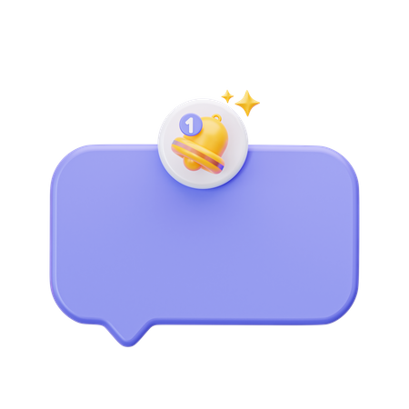 Message Notification  3D Icon