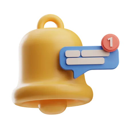 Message Notification  3D Icon