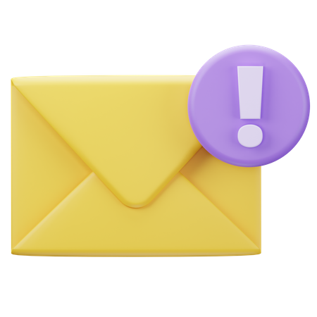 Message Notification  3D Icon